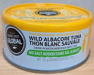 Tuna, Wild Albacore - NO Salt (Raincoast Global)